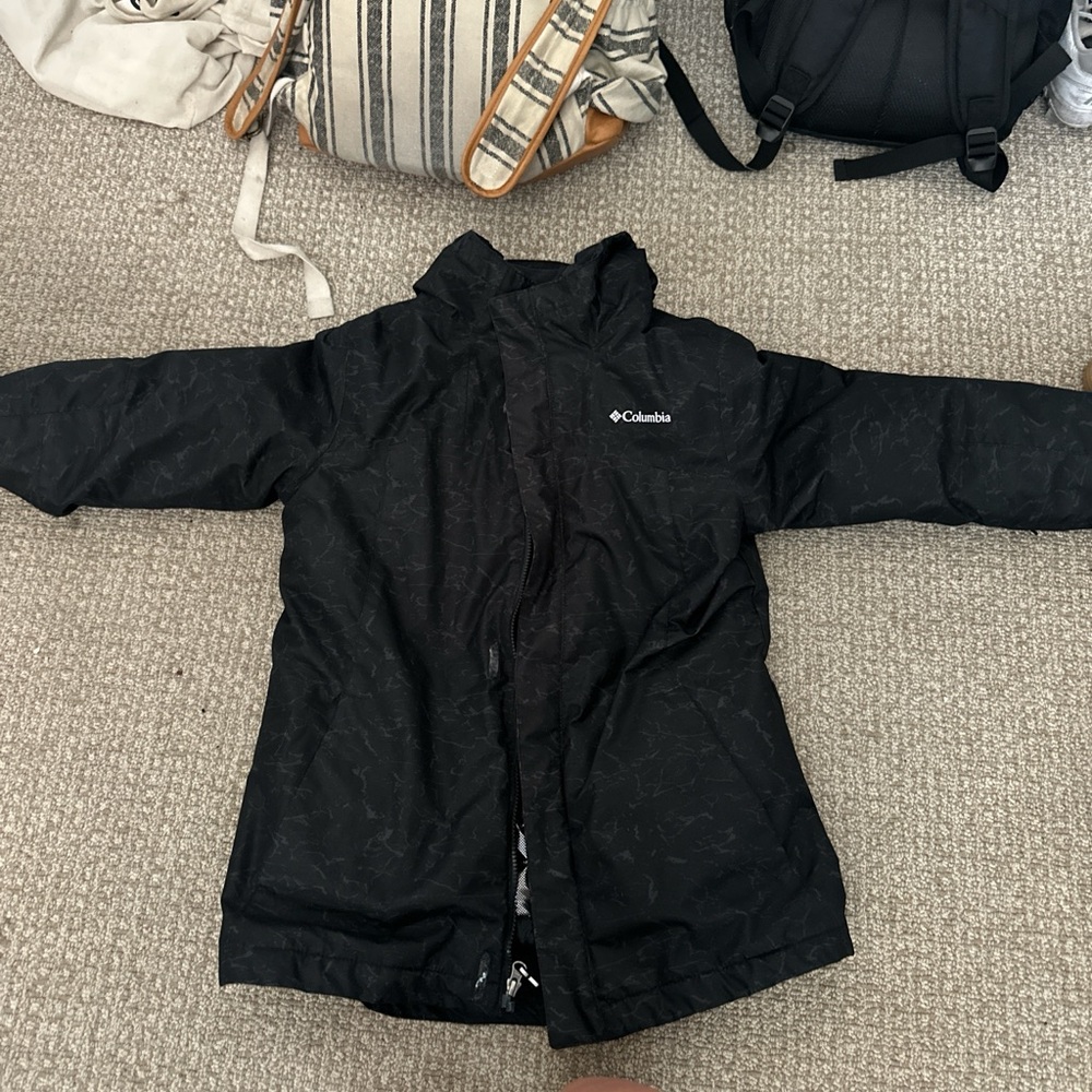 Columbia Kids Charcoal Raincoat